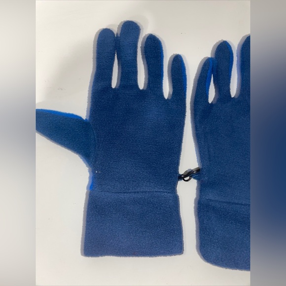 Ski Dubai Blue  Gloves Size Medium Unisex Fleece Ski Gloves - Picture 7 of 8